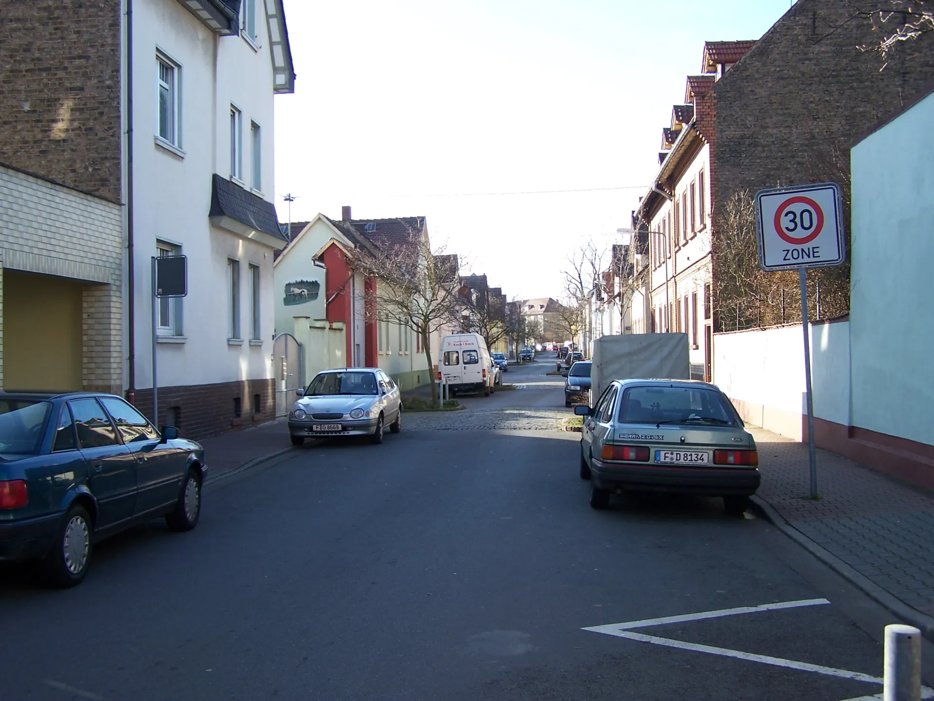 Allesinastraße in Frankfurt Sindlingen