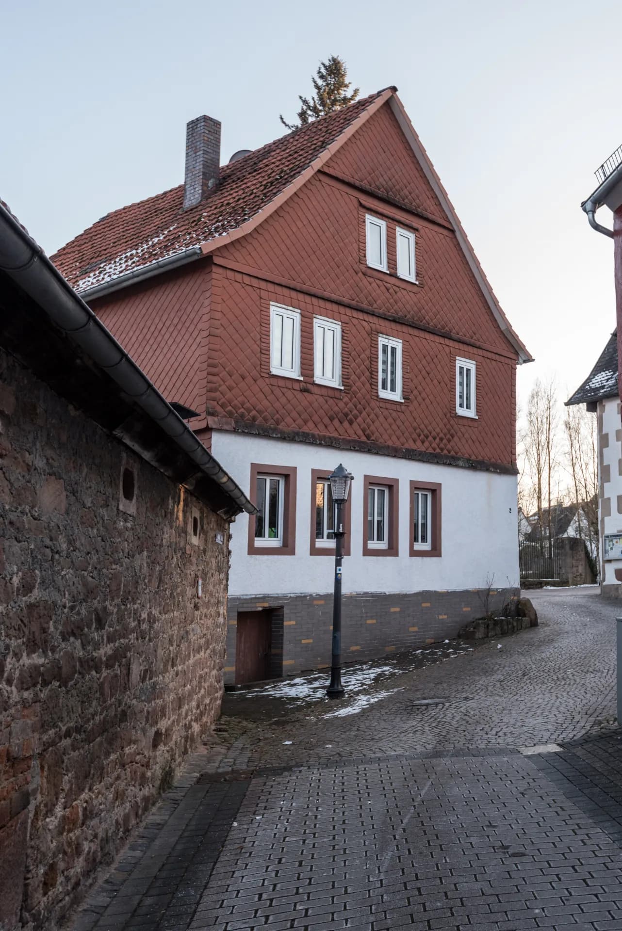 Gasse An der Kirche in Wächtersbach