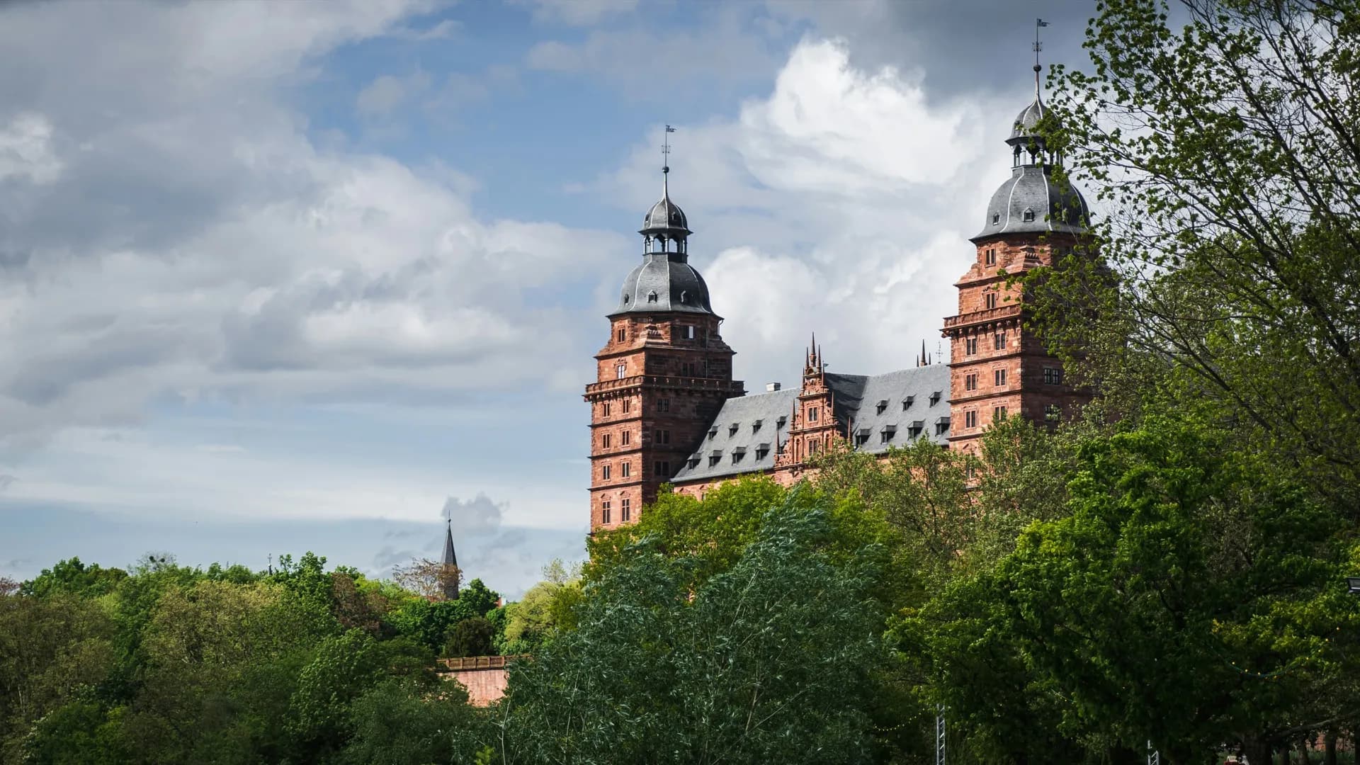 Panoramablick über Aschaffenburg