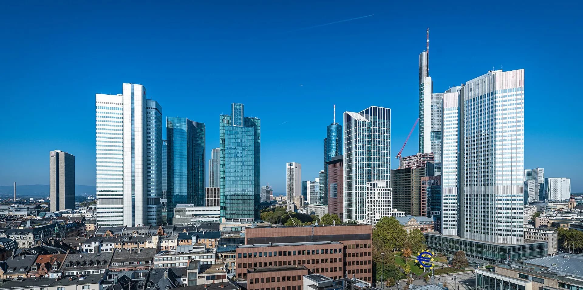 Hochhäuser des Frankfurter Bankenviertels