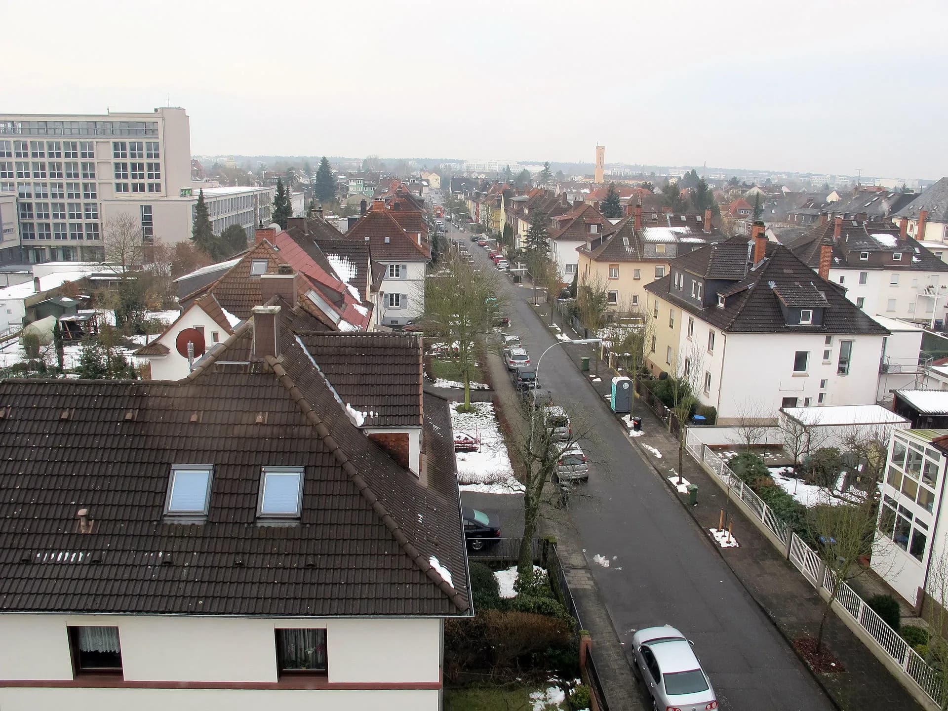 Blick über die Dächer von Neu-Isenburg