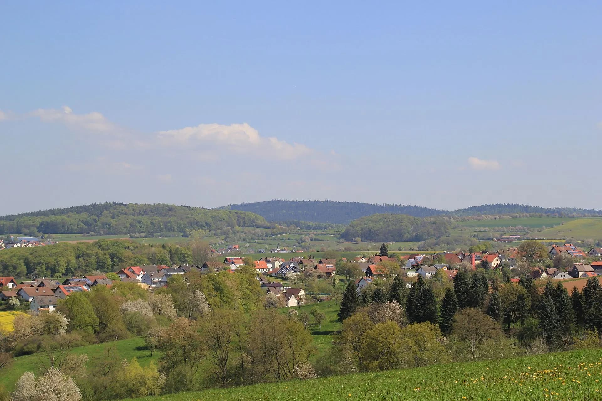 Blick vom Franzosenkopf über Geiselbach