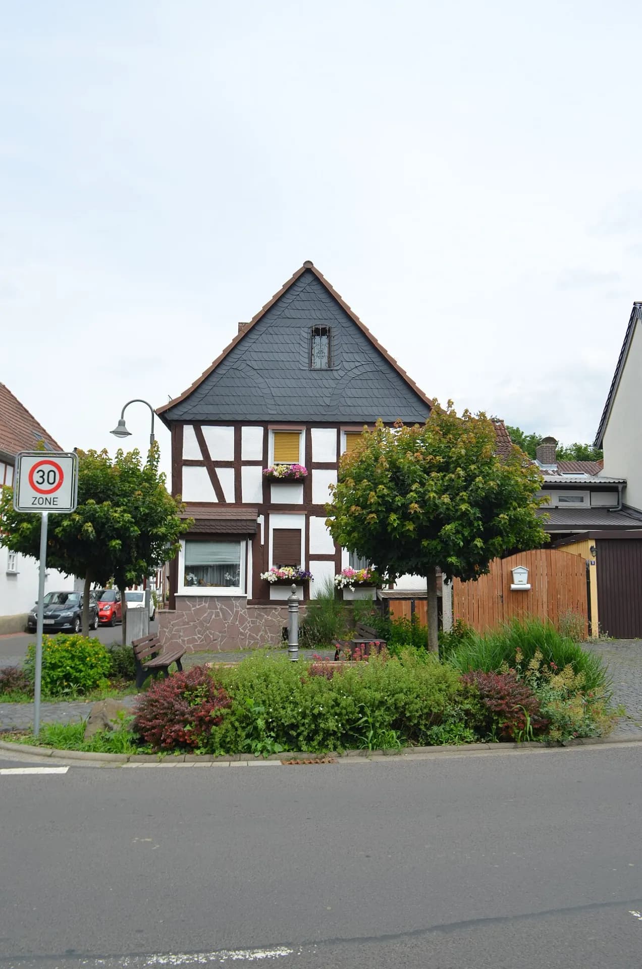 Brunnen an der Gießener Straße in Florstadt-Stammheim