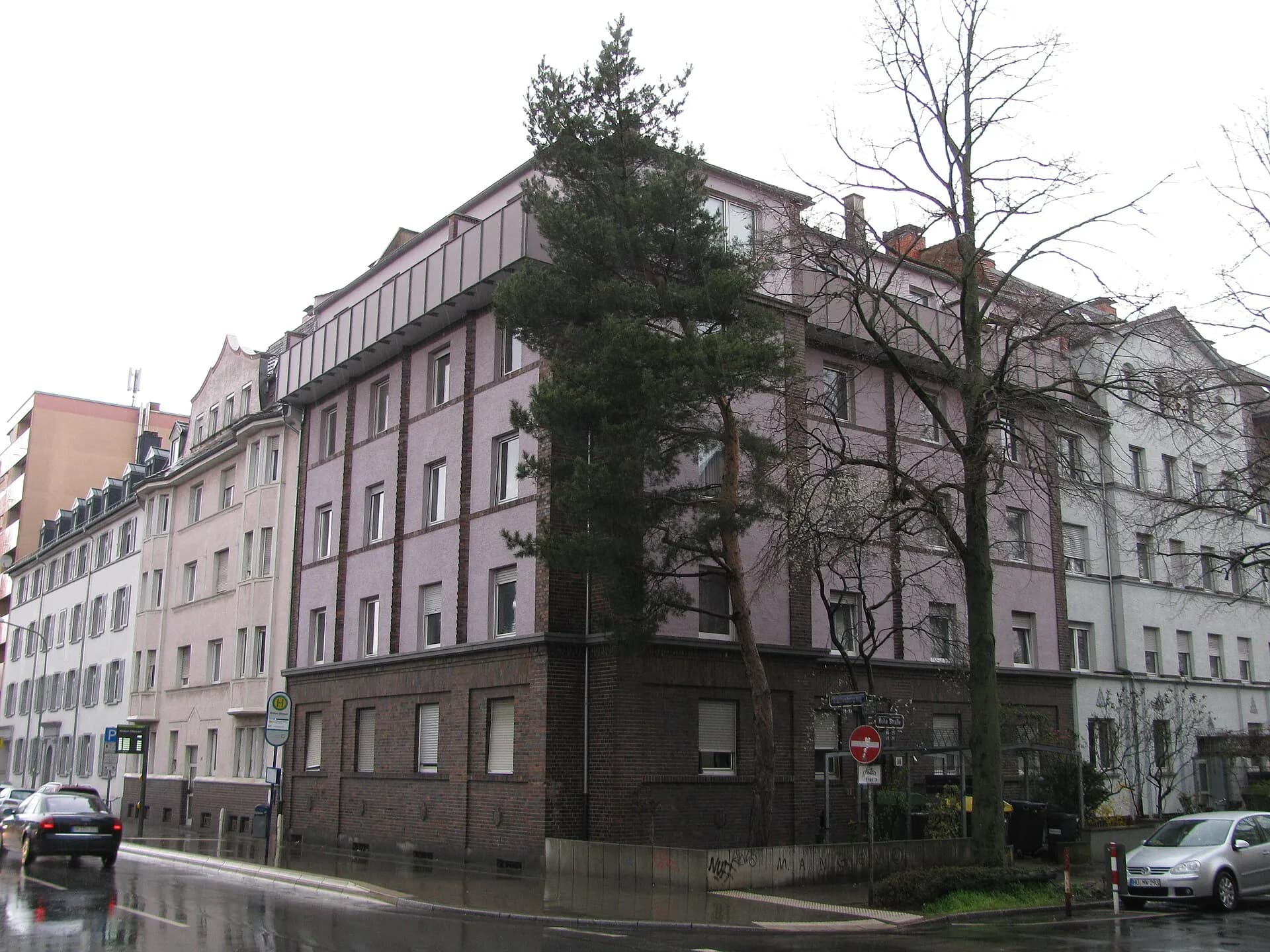 Eckhaus Hohe Straße am Starkenburgring in Offenbach-Musikerviertel